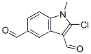 2-CHLORO-1-METHYL-1H-INDOLE-3,5-DICARBALDEHYDE CAS#: 66335-32-8