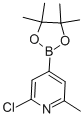 2-CHLORO-6-METHYLPYRIDINE-4-BORONIC ACID PINACOL ESTER CAS#: 697739-22-3