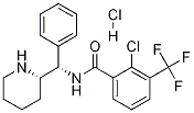 2-Chloro-3-(trifluoromethyl)-N-((S)-phenyl((S)-piperidin-2-yl)methyl)benzamide hydrochloride CAS#: 615571-23-8