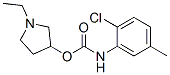 2-Chloro-5-methylcarbanilic acid 1-ethyl-3-pyrrolidinyl ester CAS#: 63716-29-0