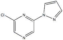 2-Chloro-6-(1H-pyrazol-1-yl)pyrazine 95% CAS#: 642459-09-4