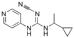 2-Cyano-1-(1-cyclopropylethyl)-3-(4-pyridyl)guanidine CAS#: 67026-50-0