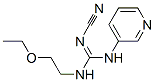 2-Cyano-1-(2-ethoxyethyl)-3-(3-pyridyl)guanidine CAS#: 67026-38-4