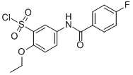 2-ETHOXY-5-(4-FLUORO-BENZOYLAMINO)-BENZENESULFONYL CHLORIDE CAS#: 680618-06-8