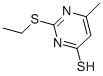 2-ETHYLSULFANYL-6-METHYL-PYRIMIDINE-4-THIOL CAS#: 6967-58-4
