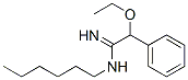 2-Ethoxy-N1-hexyl-2-phenylacetamidine CAS#: 64058-82-8