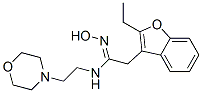2-Ethyl-N-(2-morpholinoethyl)-3-benzofuranacetamide oxime CAS#: 63605-45-8