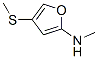 2-Furanamine, N-methyl-4-(methylthio)- CAS#: 639465-56-8