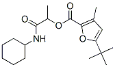 2-Furancarboxylicacid,5-(1,1-dimethylethyl)-3-methyl-,2-(cyclohexylamino)-1-methyl-2-oxoethylester(9CI) CAS#: 606102-53-8
