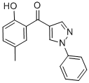 (2-HYDROXY-5-METHYLPHENYL)(1-PHENYL-1H-PYRAZOL-4-YL)METHANONE CAS#: 68430-93-3