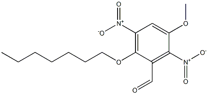 2-(Heptyloxy)-5-Methoxy-3,6-dinitrobenzaldehyde CAS#: 619314-95-3