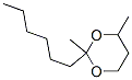 2-Hexyl-2,4-dimethyl-1,3-dioxane CAS#: 6290-07-9