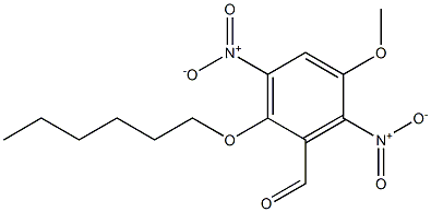 2-(Hexyloxy)-5-Methoxy-3,6-dinitrobenzaldehyde CAS#: 619314-94-2