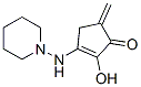 2-Hydroxy-5-methylene-3-(piperidinoamino)-2-cyclopenten-1-one CAS#: 63937-31-5