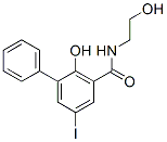 2-Hydroxy-N-(2-hydroxyethyl)-5-iodo-1,1'-biphenyl-3-carboxamide CAS#: 63992-47-2