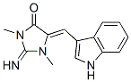2-Imino-5-(1H-indol-3-ylmethylene)-1,3-dimethylimidazolidin-4-one CAS#: 63153-56-0