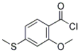2-METHOXY-4-METHYLSULFANYLBENZOYL CHLORIDE CAS#: 69883-78-9