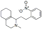 2-Methyl-1-(2-nitrophenethyl)-1,2,3,4,5,6,7,8-octahydroisoquinoline CAS#: 63938-00-1