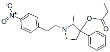 2-Methyl-1-(p-nitrophenethyl)-3-phenylpyrrolidin-3-ol propionate CAS#: 69552-16-5
