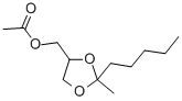 2-Methyl-2-pentyl-1,3-dioxolane-4-methanol acetate CAS#: 63917-49-7