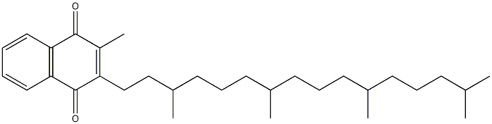 2-Methyl-3-(3,7,11,15-tetramethylhexadecyl)-1,4-naphthalenedione CAS#: 64236-23-3
