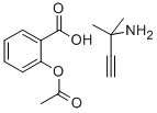 2-Methyl-3-butyn-2-amine 2-(acetyloxy)benzoate CAS#: 65498-89-7