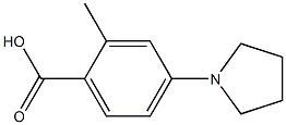 2-Methyl-4-(1-pyrrolidinyl)benzoic acid CAS#: 530092-32-1