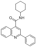 2-PHENYL-QUINOLINE-4-CARBOXYLIC ACID CYCLOHEXYLAMIDE CAS#: 60996-89-6