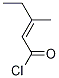2-Pentenoyl chloride, 3-Methyl- CAS#: 60359-79-7