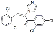 2-Propen-1-one, 1-(2,4-dichlorophenyl)-3-(2,6-dichlorophenyl)-2-(1H-imidazol-1-yl)-, (E)- (9CI) CAS#: 63334-78-1