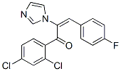 2-Propen-1-one, 1-(2,4-dichlorophenyl)-3-(4-fluorophenyl)-2-(1H-imidazol-1-yl)-, (E)- (9CI) CAS#: 63334-79-2