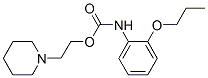 (2-Propoxyphenyl)carbamic acid 2-piperidinoethyl ester CAS#: 69852-96-6