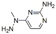 2-Pyrimidinamine, 6-(1-methylhydrazino)- (9CI) CAS#: 67873-59-0