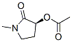 2-Pyrrolidinone,3-(acetyloxy)-1-methyl-,(3S)-(9CI) CAS#: 614754-27-7