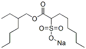 2-(Sodiosulfo)octanoic acid 2-ethylhexyl ester CAS#: 67845-71-0