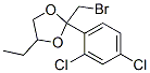 2-(bromomethyl)-2-(2,4-dichlorophenyl)-4-ethyl-1,3-dioxolane CAS#: 60207-92-3