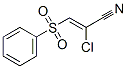 2-chloro-3-(phenylsulphonyl)acrylonitrile CAS#: 60736-58-5