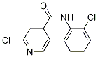 2-chloro-N-(2-chlorophenyl)pyridine-4-carboxamide CAS#: 680217-40-7