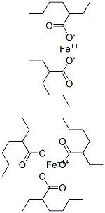 2-ethylhexanoic acid, iron(2+) iron(3+) salt CAS#: 68201-81-0