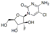 2'-fluoro-5-chloro-1-beta-D-arabinofuranosylcytosine CAS#: 69123-92-8