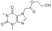 2-hydroxyethyl 1,2,3,6-tetrahydro-1,3-dimethyl-2,6-dioxo-7H-purine-7-acetate CAS#: 61379-38-2