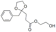 2-hydroxyethyl 2-benzyl-1,3-dioxolane-2-propionate CAS#: 68083-99-8