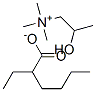 (2-hydroxypropyl)trimethylammonium 2-ethylhexanoate CAS#: 62314-22-1