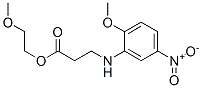 2-methoxyethyl N-(2-methoxy-5-nitrophenyl)-beta-alaninate CAS#: 68133-25-5