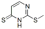 2-methylsulfanyl-3H-pyrimidine-4-thione CAS#: 6303-54-4