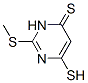 2-methylsulfanyl-6-sulfanyl-3H-pyrimidine-4-thione CAS#: 6299-30-5
