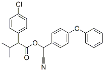2-(p-Chlorophenyl)-2-isopropylacetic acid cyano(p-phenoxyphenyl)methyl ester CAS#: 66827-38-1