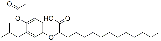 2-(p-acetoxy-m-isobutylphenoxy)myristic acid CAS#: 63251-44-5