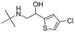 2-tert-Butylamino-1-(4-chloro-2-thienyl)ethanol CAS#: 62673-47-6