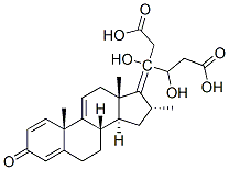 20,21-dihydroxy-16alpha-methylpregna-1,4,9(11),17(20)-tetraen-3-one 20,21-di(acetate) CAS#: 61339-39-7